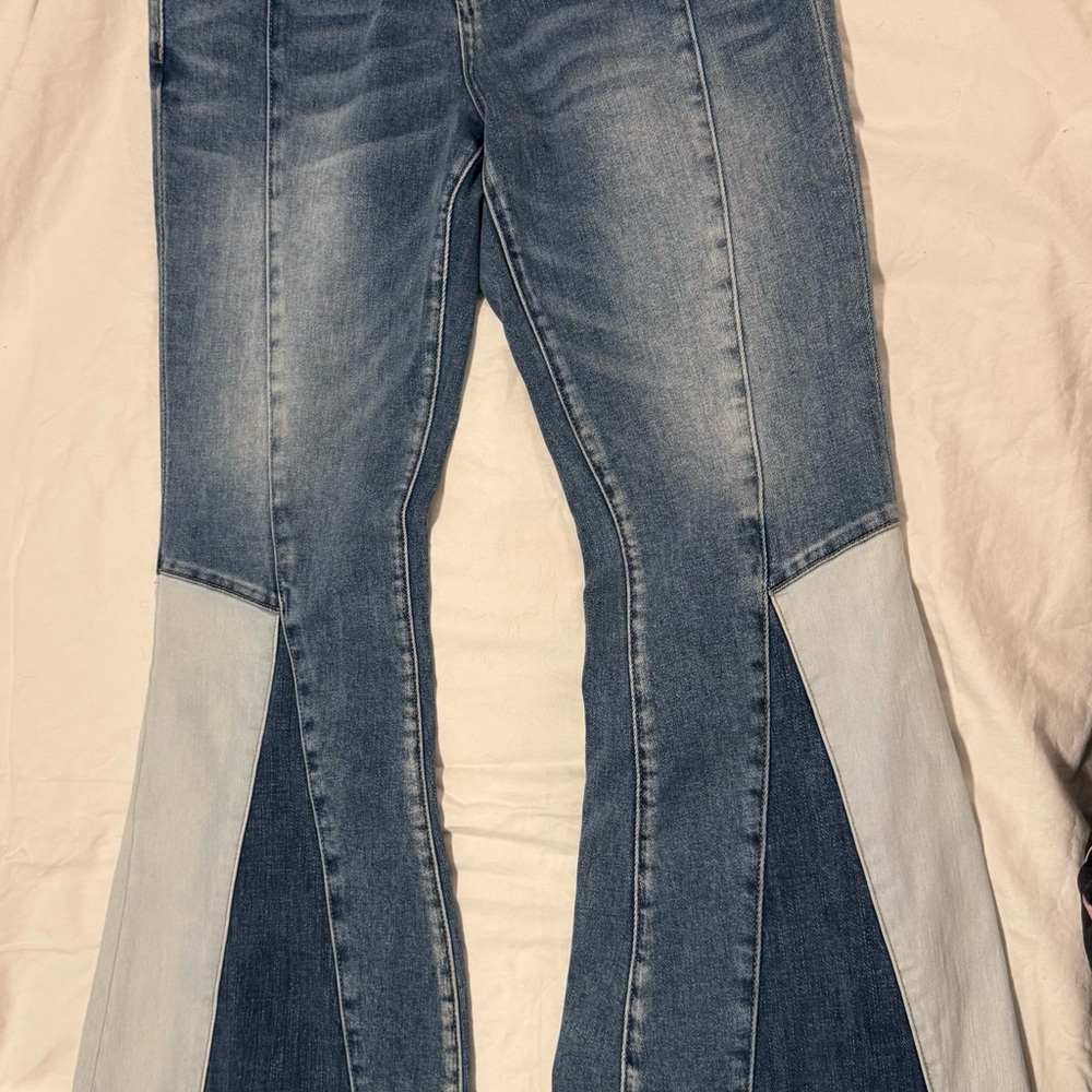 Stylish Blue Flare Jeans for Women